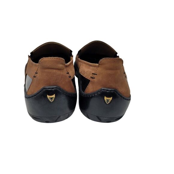 Michael Toschi Mens Mach 8284 Leather Driving Loafers Brown Sz 9 CarbonLite - Picture 9 of 14